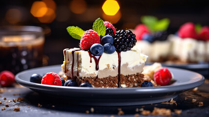 Delicious and Nourishing Desserts for a Healthy Diet. Generative Ai