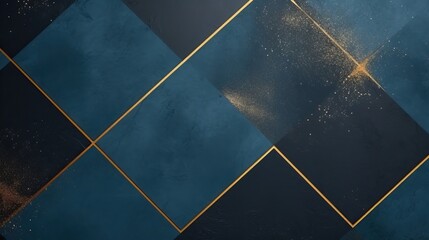 yellow and blue tiles. room with floor. blue  and yellow vintage color. minimal.