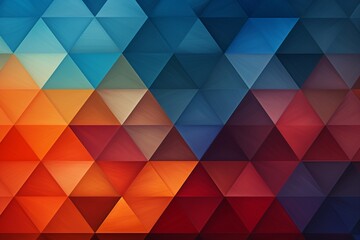Contemporary Geometric Patterned Background Created with Generative AI