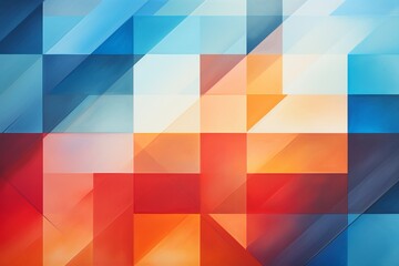 Fototapeta premium Contemporary Geometric Patterned Background Created with Generative AI