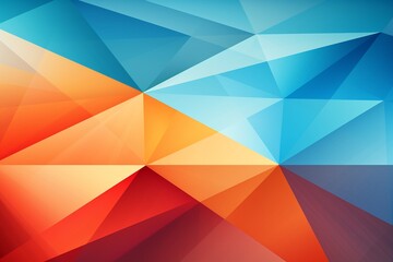 Contemporary Geometric Patterned Background Created with Generative AI