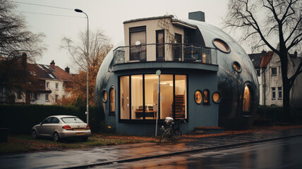 Obraz premium House of the Future in Europe