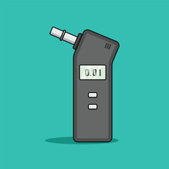 illustration of a alcohol meter