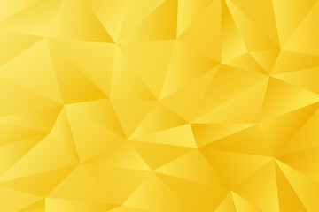 Aabstract yellow low poly, polygon, triangle mosiac  background vector.