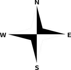 나침반 벡터 일러스트
