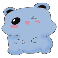 wink eye bear