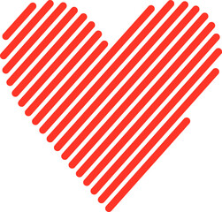 heart doodle love icon graphic design