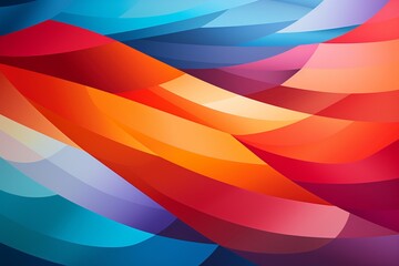 Contemporary Geometric Patterned Background Created with Generative AI