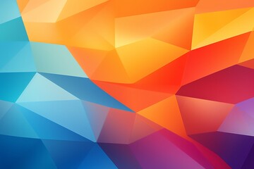 Contemporary Geometric Patterned Background Created with Generative AI