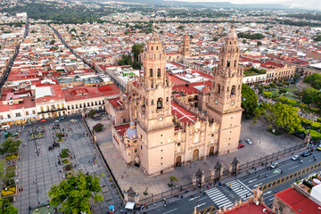 Catedral de Morelia, en el estado de Michoacán, México
