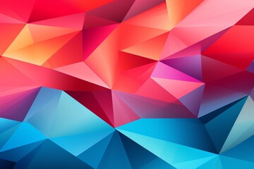 Contemporary Geometric Patterned Background Created with Generative AI