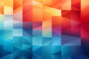 Fototapeta premium Contemporary Geometric Patterned Background Created with Generative AI