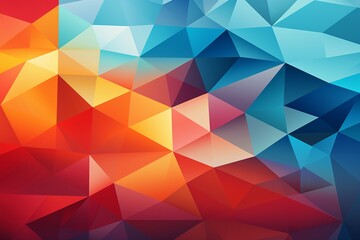 Obraz premium Contemporary Geometric Patterned Background Created with Generative AI