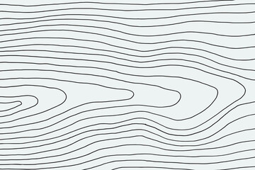 Hand illustrated wood texture line art pattern background