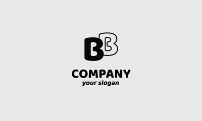 The unique logo is inspired by combining 2 letters B