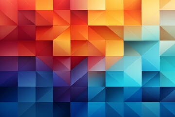 Obraz premium Contemporary Geometric Patterned Background Created with Generative AI