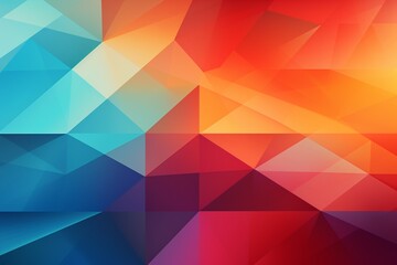 Obraz premium Contemporary Geometric Patterned Background Created with Generative AI
