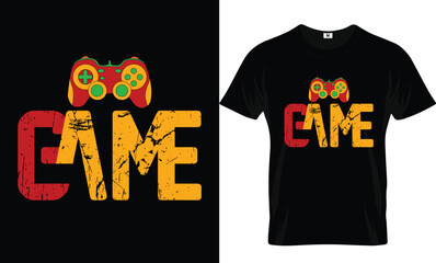 Gaming T-shirt Design Template