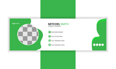 Corporate Email Signature Template Design
