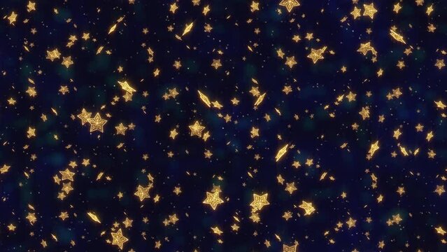 CHRISTMAS Stars Background LOOP TILE. This footage is loopable and tileable and can create an infinite seamless background.
