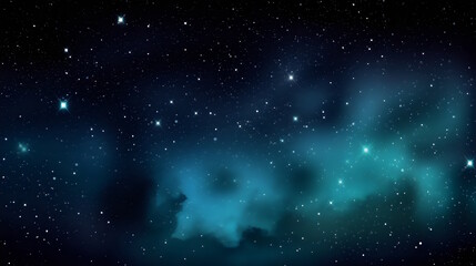 Obraz na płótnie Canvas Vector Stars in Black, Deep Blue, Teal, and Sky Blue Gradually Overlapping on a Serene Night Sky, a Captivating and Imaginative Composition. Generative AI