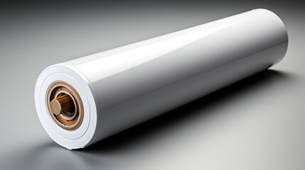 blank white roll-up mockup