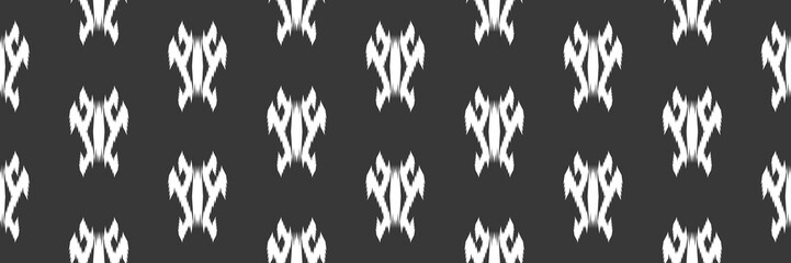 Ikat Seamless Pattern tribal art Embroidery, Ikat stripe Digital textile Asian Design for Prints Fabric saree Mughal Swaths texture Kurti Kurtis Kurtas, Motif Batik