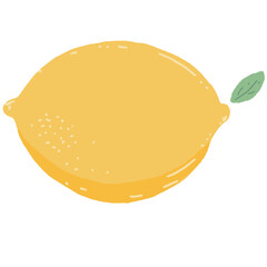 lemon isolated on white