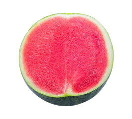 Half watermelon isolated on transparent png