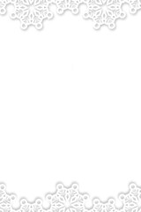 Digital png illustration of christmas snowflakes on transparent background