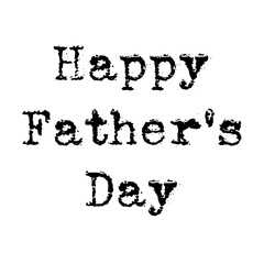 Digital png illustration of father's day text on transparent background