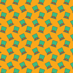 Digital png illustration of st patrick's hat on transparent background