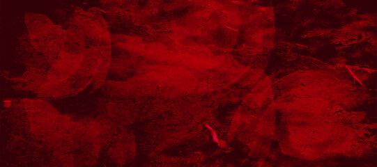 Black grunge textured wall background. Watercolor surface horror image. Top view. Free space for your text.