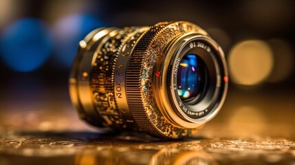 Fototapeta na wymiar Capturing Life's Moments: Exploring the World of Camera Equipment, Lenses, and Photography Studio Instruments, generative AIAI Generated