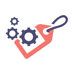SEO Tags Optimization Flat Colorful Icon Isolate On White Background Vector Illustration | Seo Icons