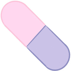 Medical pill or pill isolated Set of different oval and round pills and capsules in different colors Tablets or pills in a jar, blister. Medicine and healthcare concept