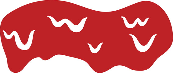 Halloween Blood Melted Dripping Symbol_3