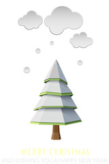 Obraz premium Digital png illustration of christmas card with wishes on transparent background
