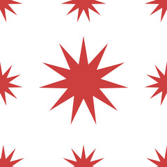 Fototapeta premium Digital png illustration of christmas stars on transparent background