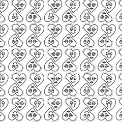 Digital png illustration of black heart on transparent background