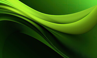 Abstract green wave wallpaper. Creative liquid banner. For banner, postcard, book illustration.