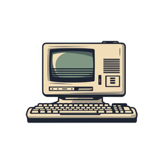 Retro PC Vector