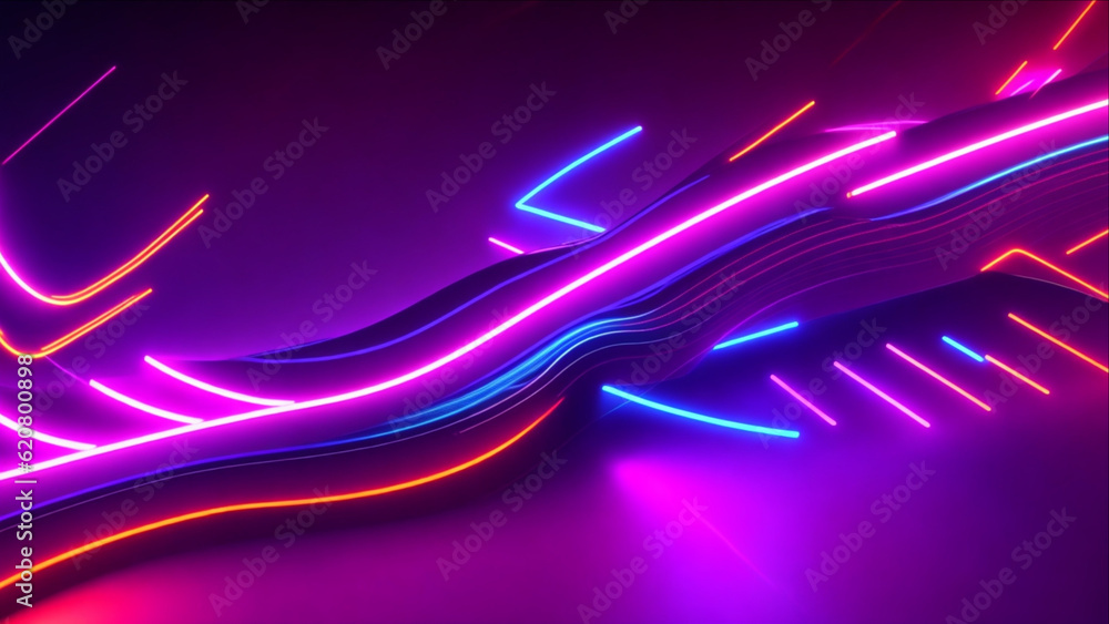 Poster concept of leading in business, hi-tech products, warp speed wormhole science vector design. horizon