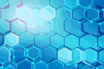 Hexagons pattern Geometric abstract background with simple hexagonal elements.