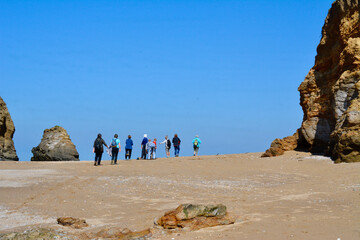 Randonn&eacute;e dans l'estran
