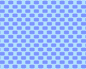 Weave fabric pattern texture light blue. Close-up weaving surface on fibre stripes and rows woven fiber canvas. Simple illustration texture.