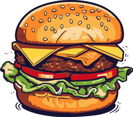 Enjoy an epic breakfast experience with this breakfast burger that features a perfectly cooked fried egg, crispy bacon, and soft cheese. An irresistible option to start the day with energy