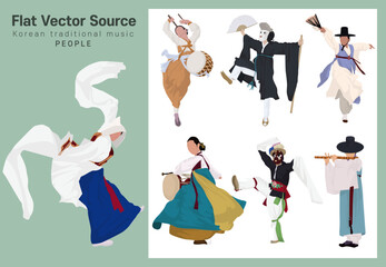 An intangible arts that performance of Korean traditional dance and music