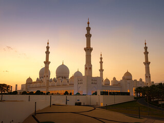 20 March 2023, Abu Dhabi, UAE: Sheikh Zayed Mosque largest mosque of UAE located in Abu Dhabi...