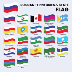 Russian Territory Waving Flags collection